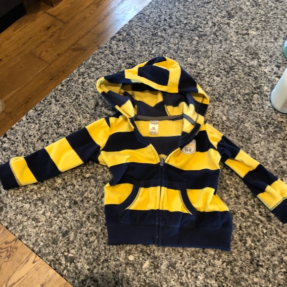 Carter's Other - 18 mos worn once fleece hoodie carters
